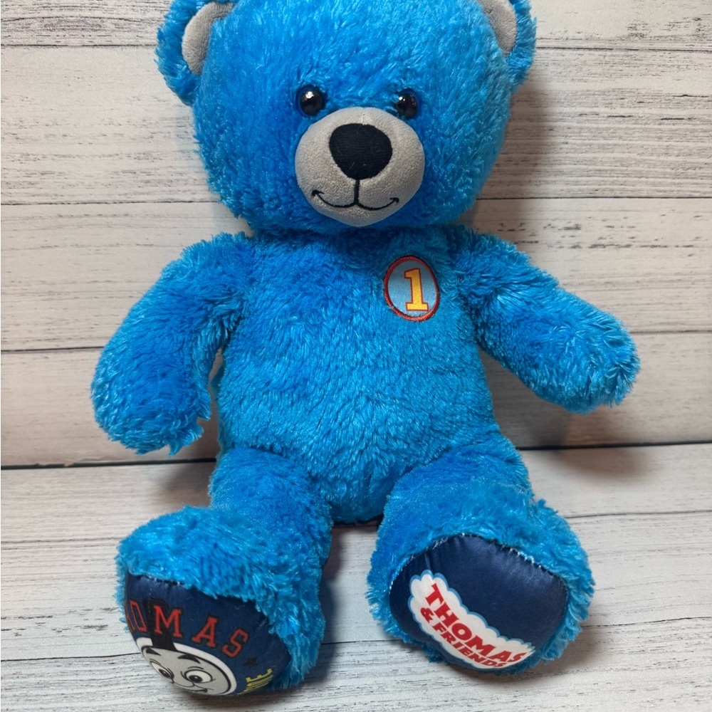 Thomas & Friends Bright‎ Blue Build a Bear Plush Bear